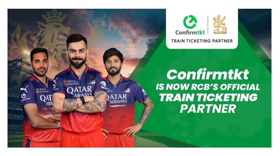 ConfirmTkt Renews Partnership with Royal Challengers Bengaluru as the Official Train Ticketing Partner for T20 Season 2025